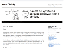 Tablet Screenshot of memeobrazky.com